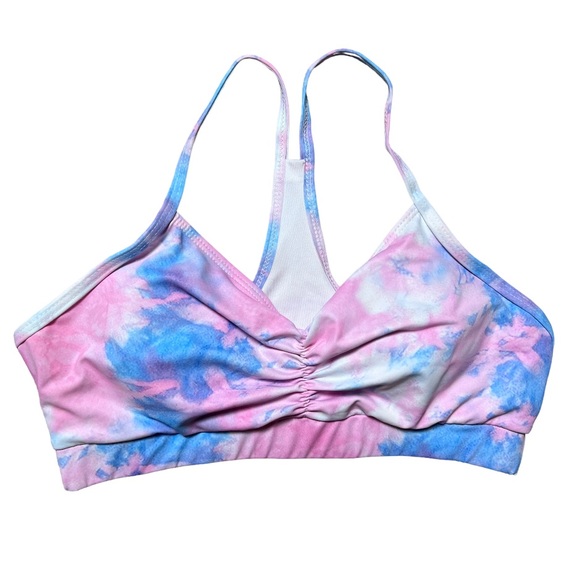 Shein tie dye‎ racer bikini top only sz M - Picture 1 of 4